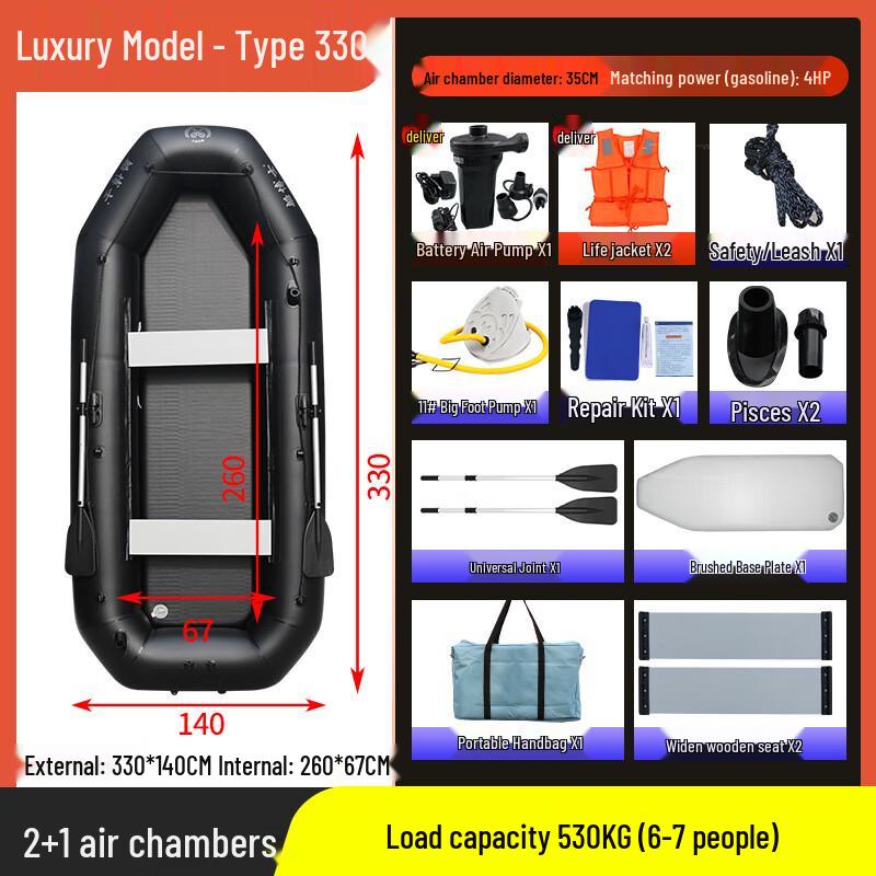 Надувная рыболовная и штурмовая лодка Norman