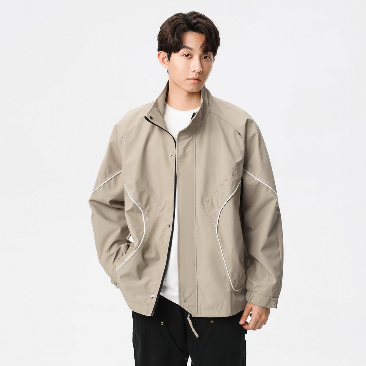 Куртка Hansca Outdoor Three-Proof Stand Up Collar, мужская, сезонная, свободная, повседневная, штурмовая куртка M